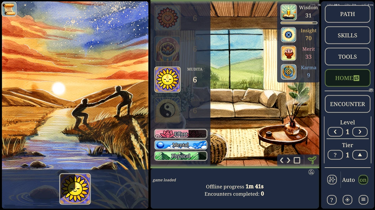 Four Divine Abidings Gameplay Image